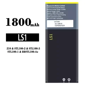 New genuine cell phone battery BAT-47277-003 for BlackBerry Z10/LS1