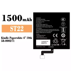 New genuine cell phone battery ST22 for Amazon Kindle Paperwhite 4"10th/58-000271