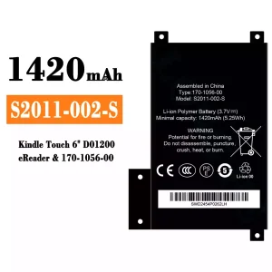 New genuine cell phone battery S2011-002-S for Amazon Kindle touch 6" D01200 eReader/170-1056-00
