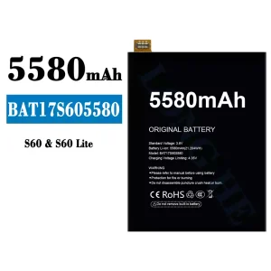 New genuine cell phone battery BAT17S605580 for Doogee S60/S60 Lite