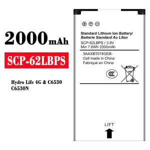 New genuine cell phone battery SCP-62LBPS for Kyocera Hydro Life 4G/C6530