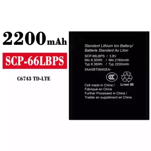 New genuine cell phone battery SCP-66LBPS for Kyocera C6743 TD-LTE