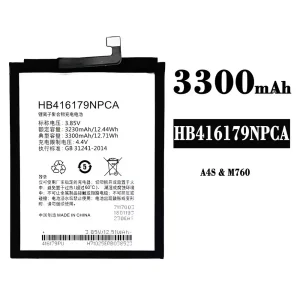 New genuine cell phone battery HB416179NPCA for China Mobile A4S/M760
