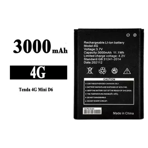 New genuine cell phone battery 4G for Tenda 4G Mini D6