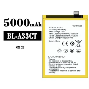 New genuine cell phone battery BL-A33CT for General Mobile GM 22