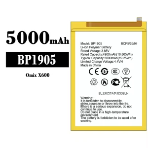 New genuine cell phone battery BP1905 for Omix X600