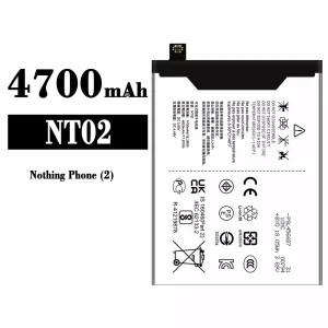 New genuine cell phone battery NT02 for Nothing Phone 2