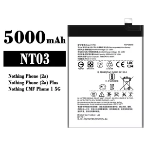 New genuine cell phone battery NT03 for Nothing Phone 1 5G/2a/2a Plus