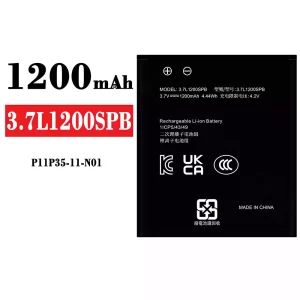New genuine cell phone battery 3.7L1200SPB for Texas Instruments P11P35-11-N01