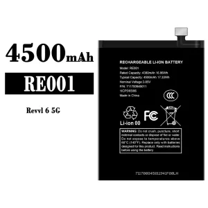 New genuine cell phone battery RE001 for T-Mobile Revvl 6 5G