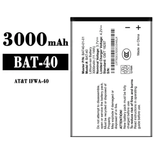 New genuine cell phone battery BAT-40 for NetComm AT/T IFWA-40