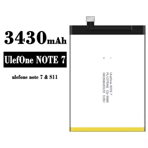 New genuine cell phone battery ulefone note 7 for ulefone note S11