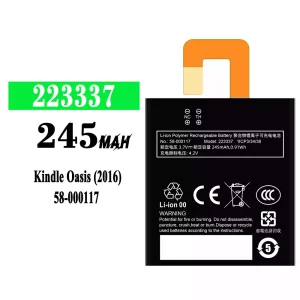 New genuine cell phone battery 223337 for Amazon Kindle Oasis (2016)/58-000117