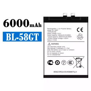 New genuine cell phone battery BL-58GT for Tecno