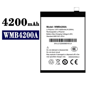 New genuine cell phone battery WMB4200A for WALTON