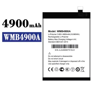 New genuine cell phone battery WMB4900A for WALTON