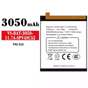 New genuine cell phone battery VS-BAT-3050-11.74-SPV4SC52 for VESTEL VNS Z10