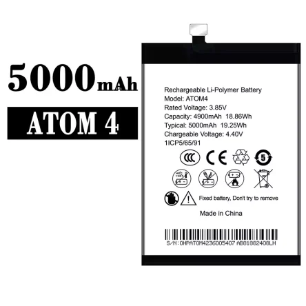 New genuine cell phone battery ATOM 4 for SYMPHONY