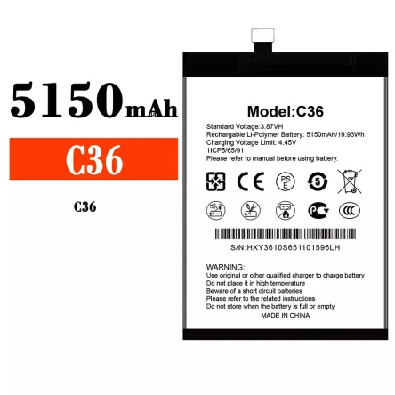 New genuine cell phone battery for Oukitel C36