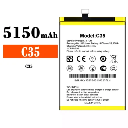 New genuine cell phone battery for Oukitel C35