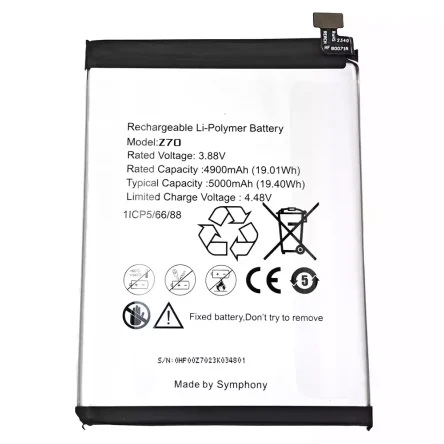 New genuine cell phone battery for SYMPHONY Z70
