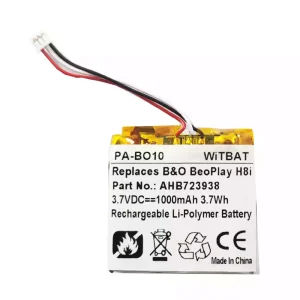 Replacement Bluetooth Headphone battery for Bang & Olufsen Beoplay AHB723938PCT,AHB723938