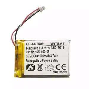 Replacement Bluetooth Headphone battery for Astro A50 2019 2020 2021,623441