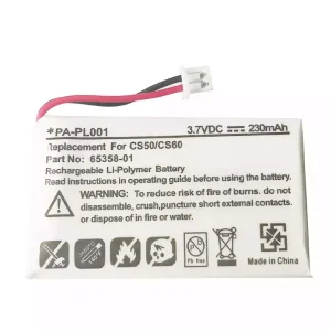 Replacement Bluetooth Headphone battery for Plantronics AHB402035PLT,64327-01,65358-01,64399-01