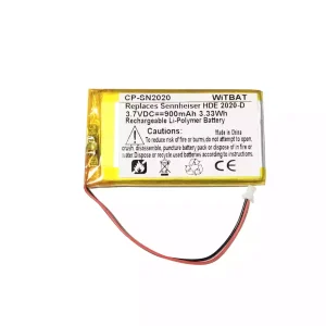 Replacement Bluetooth Headphone battery for Sennheiser HDE 2020-D,HDE 2020-D II,HDE 2020-II