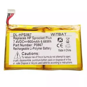 New genuine battery for HP Sprinter Plus Pocket Photo Printer,P0867